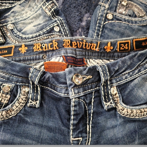 ☆READ.ME☆ Rock Revival Jeans Lot - Picture 15 of 15
